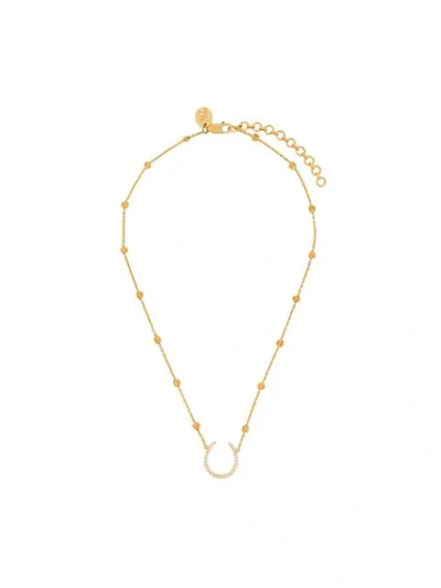 Shop Maha Lozi Superstition Necklace - Metallic