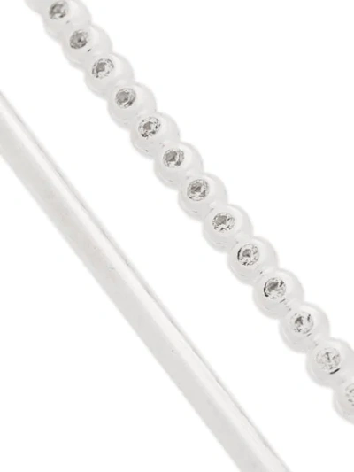 Shop Astley Clarke Sapphire Stilla Arc Kula Bracelet In Metallic