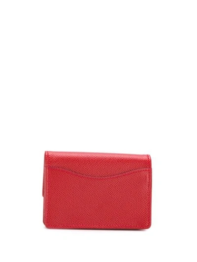 Shop Ferragamo Card Case In Red