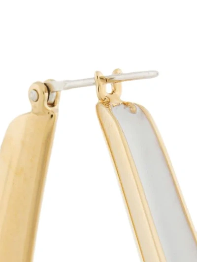 Shop Annelise Michelson Hoop Earrings In Gold