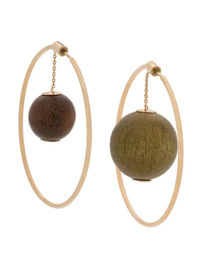 Shop Jacquemus Ball Earring In Gold