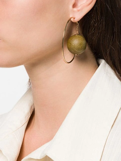 Shop Jacquemus Ball Earring In Gold