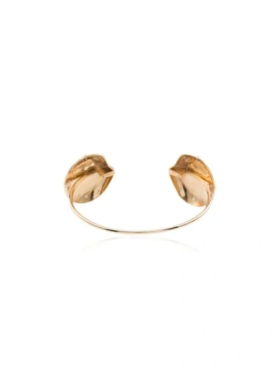 Shop Apples & Figs Venus Shell Cuff Bracelet In Gold