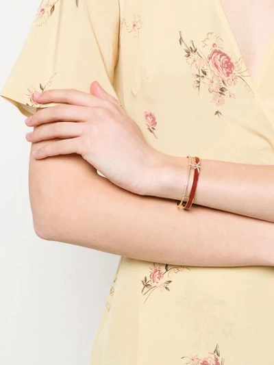 Shop Anapsara Dragonfly Band Bracelet In Yellow Gold