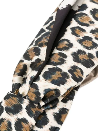 Shop Antonio Marras Leopard Print Tie Belt - Neutrals
