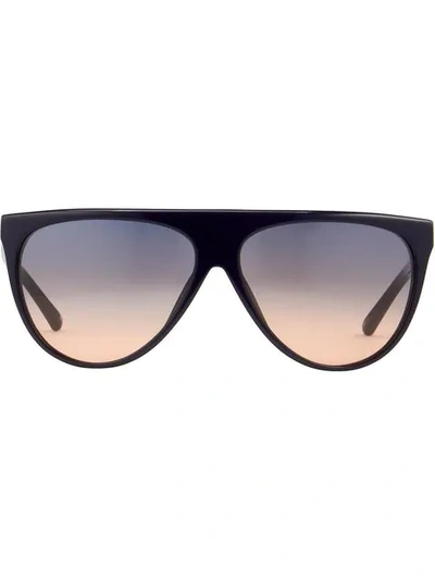 Shop Linda Farrow 3.1 Phillip Lim 17 C5 Sunglasses In Black