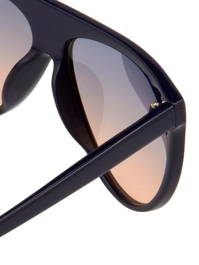 Shop Linda Farrow 3.1 Phillip Lim 17 C5 Sunglasses In Black