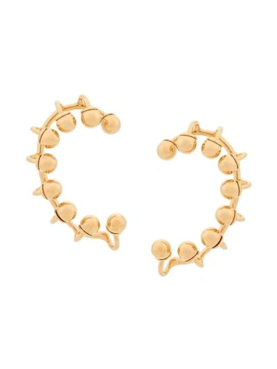 Shop Mugler Pearl Detail Ear Cuff - Gold