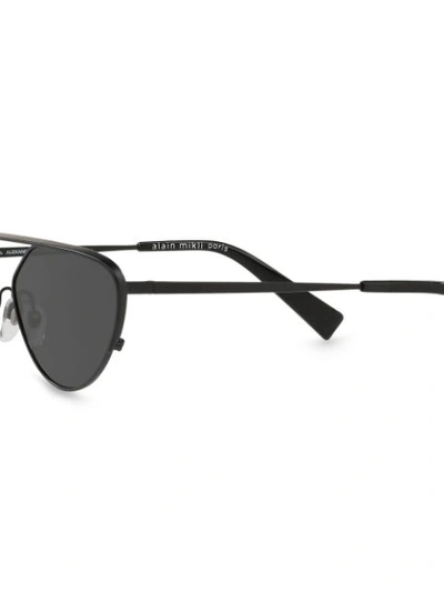 Shop Alain Mikli X Alexandre Vauthier Nadege Sunglasses In Black