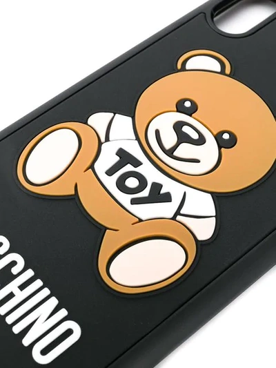 Shop Moschino Toy Teddy Iphone Xs Max Case In Black