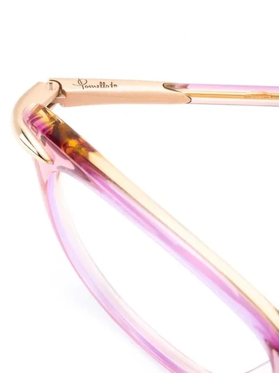 Shop Pomellato Cat-eye Glasses In Pink