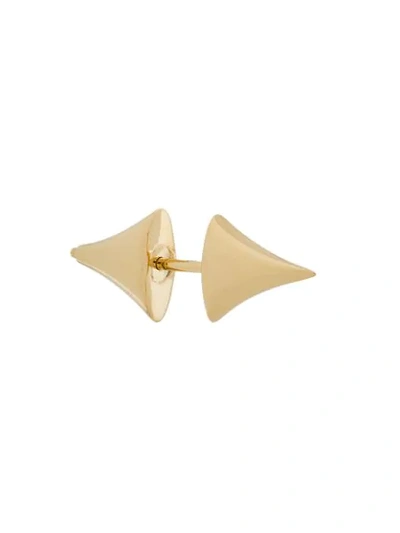 Shop Shaun Leane Rose Thorne Medium Bar Earring In Metallic