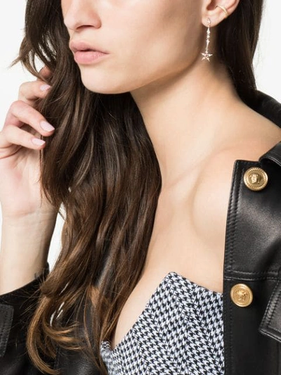Yvonne Léon 18kt White Gold And Diamond Studded Ear Cuff In Gold