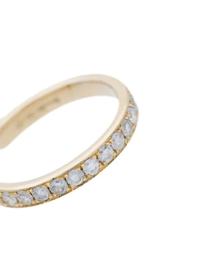 Yvonne Léon 18kt White Gold And Diamond Studded Ear Cuff In Gold