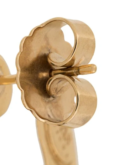 Shop Gas Bijoux Feather Earrings In Gold