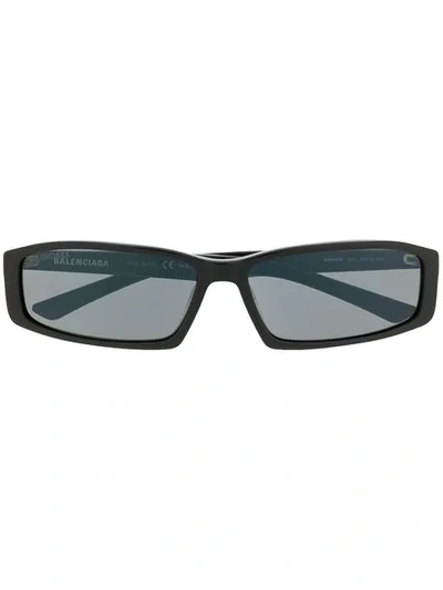 BALENCIAGA NEO SQUARE SUNGLASSES - 黑色