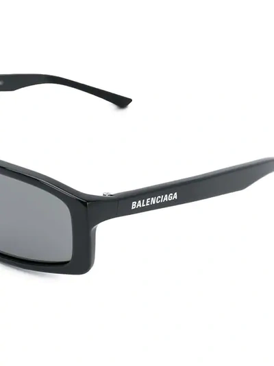 BALENCIAGA NEO SQUARE SUNGLASSES - 黑色