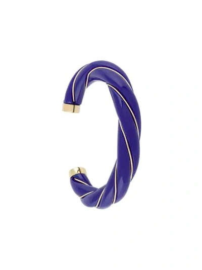 Shop Aurelie Bidermann Diana Cuff In Blue