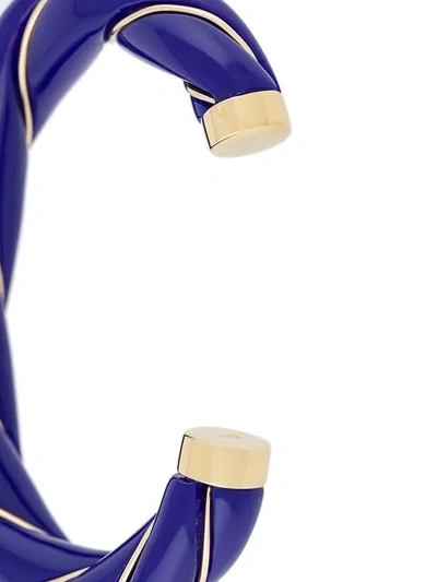 Shop Aurelie Bidermann Diana Cuff In Blue