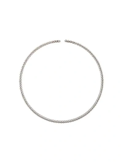 Shop John Hardy Classic Chain Choker Necklace In Silver