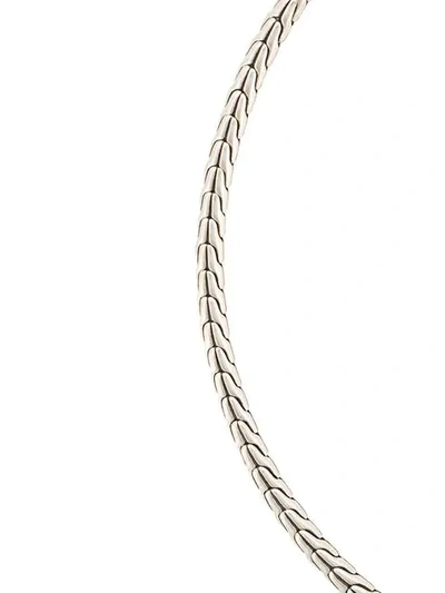Shop John Hardy Classic Chain Choker Necklace In Silver
