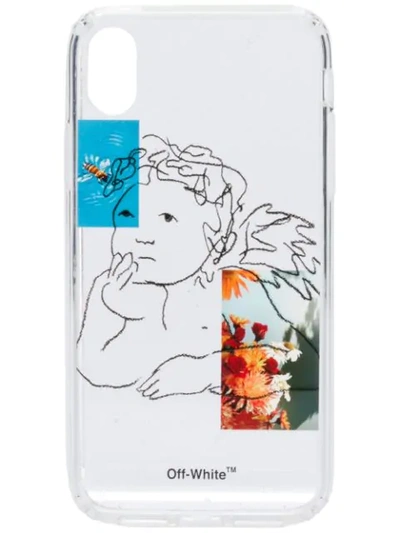 Shop Off-white Iphone Xr Phone Case In Neutrals