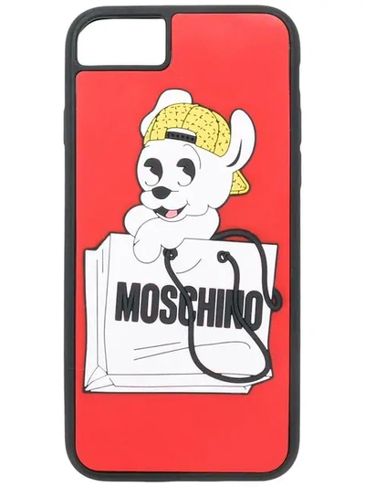 Shop Moschino Pudge Iphone 6, 6s And 7 Case In Red