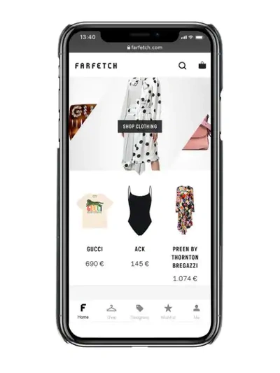 Shop Dolce & Gabbana Leopard Print Iphone X Case In Brown