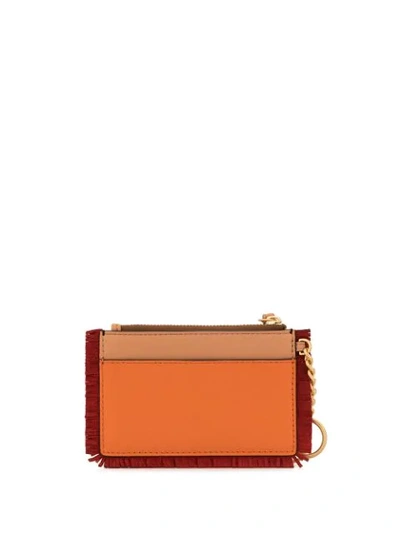 Shop Tory Burch Toucan Zipped Small Pouch - Multicolour