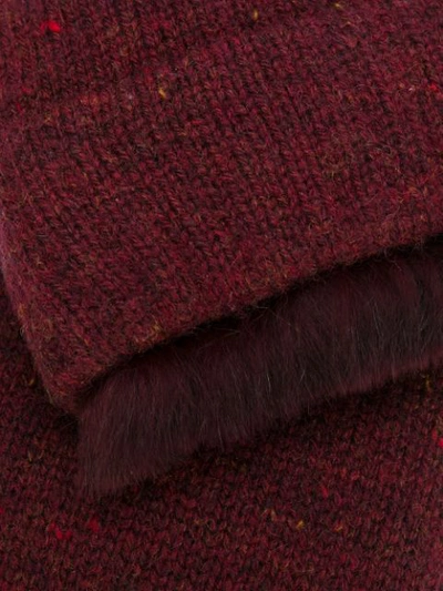 fur lined fingerless gloves