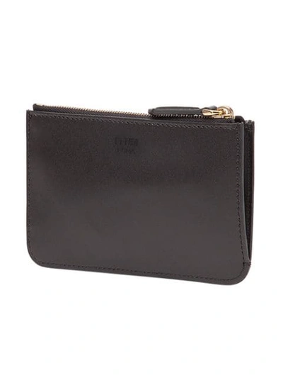 Shop Fendi Bag Bugs Zipped Wallet In Black