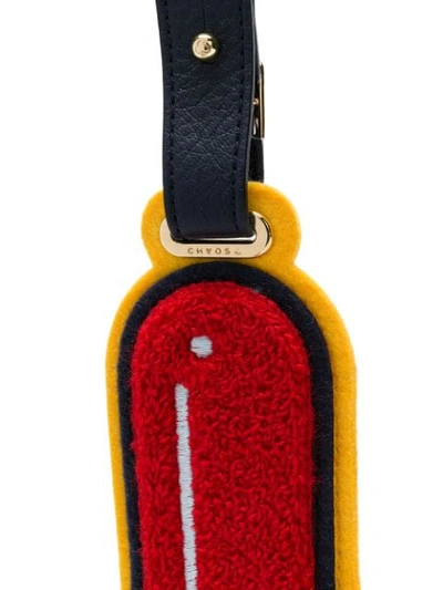 Shop Chaos Letter L Luggage Tag In Red