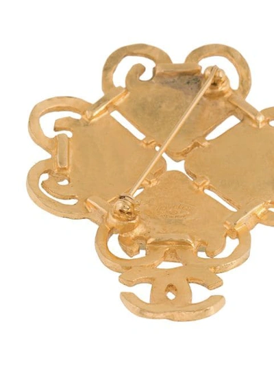 Pre-owned Chanel Vintage Brooch Pin Corsage - Gold