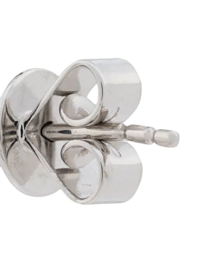 Shop Monan Stud Earrings In Silver