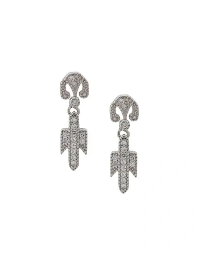 Shop V Jewellery Modern Earrings In Silver