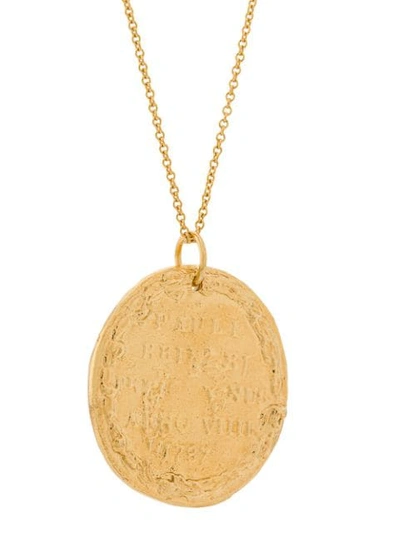 Shop Alighieri Il Leone Necklace In Gold