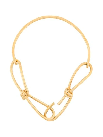 Shop Annelise Michelson Bondage Neckpiece In Gold