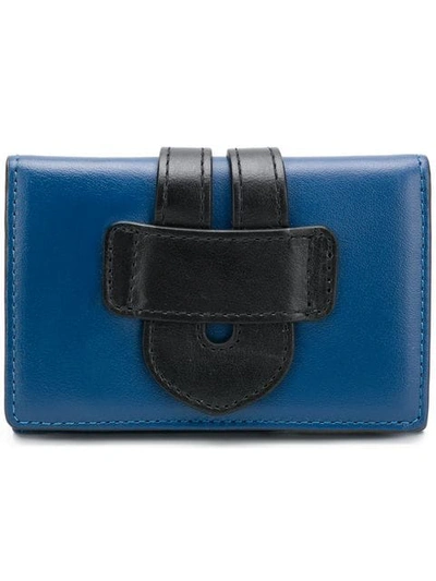 Shop Tila March Two-tone Wallet In Blue
