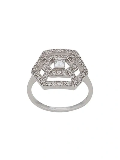 Shop V Jewellery Luxe Ring In Silver