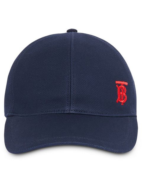blue burberry cap