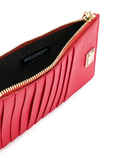 Shop Dolce & Gabbana Classic Cardholder - Red