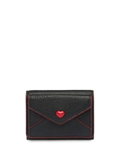 Shop Miu Miu Love Wallet In Black