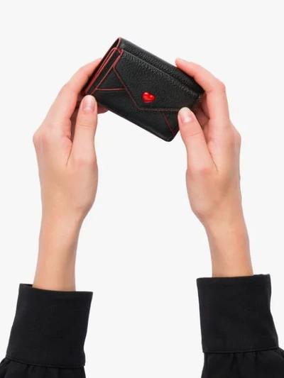 Shop Miu Miu Love Wallet In Black