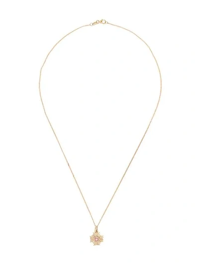 Shop Meadowlark August Necklace In Gold