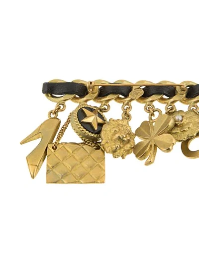 Pre-owned Chanel 1995 Cc Logos Brooch In Metallic