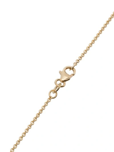 Shop Andrea Fohrman Yellow Gold 13 Pendant Diamond Necklace