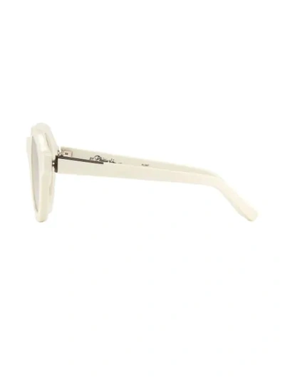 Shop Linda Farrow 3.1 Phillip Lim 39 C7 Sunglasses In White