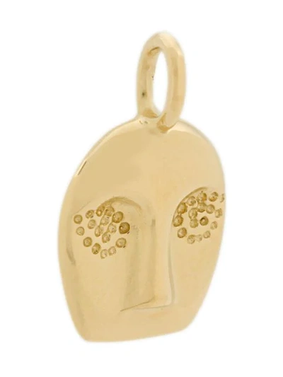 Shop Maria Black Man Ray Charm In Gold