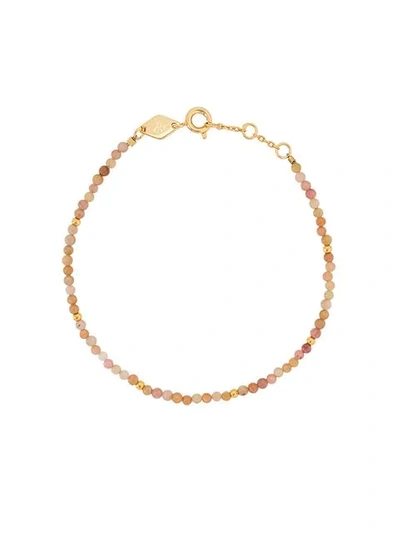 Shop Anni Lu Beaded Bracelet In Neutrals