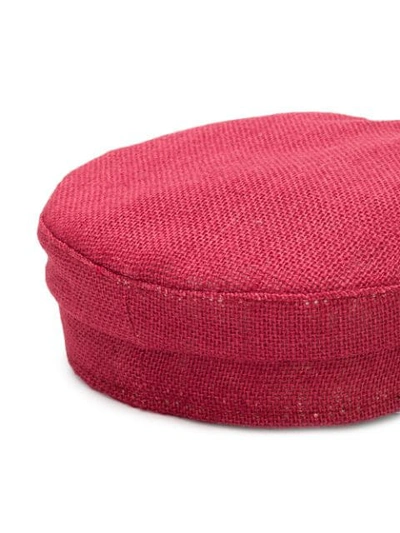 Shop Ruslan Baginskiy Embroidered Logo Peaked Hat - Pink